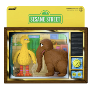 芝麻街 3.75吋復古人偶 大鳥&長毛象雙人組 - ReAction 3.75" Figure seires - Sesame Street  2-Pack - Big Bird and Mr. Snuffleupagus 