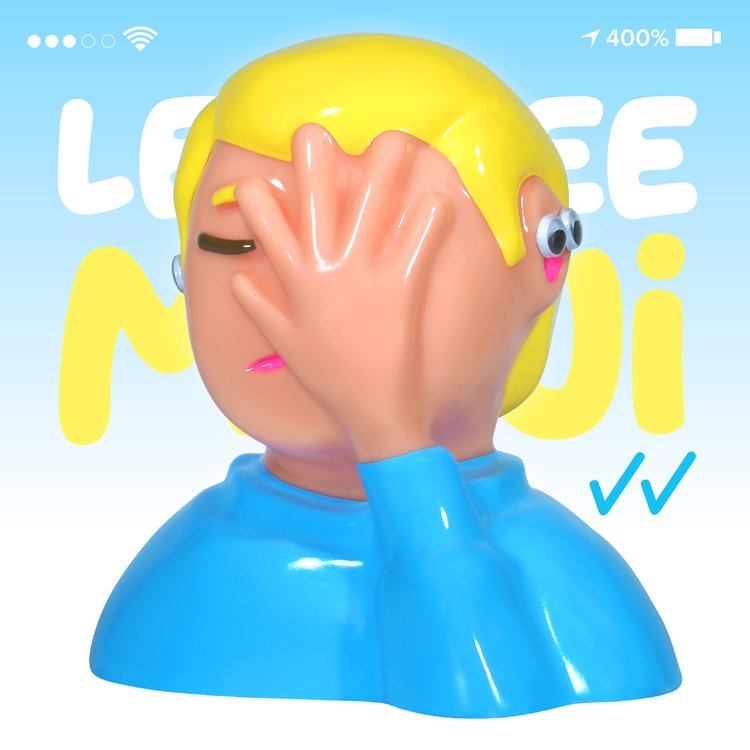 Leeeeeemoji 400% 遮臉 2025 新色 - Leeeeee Toy - Leeeeeemoji 400% Sad Boy 2025 New Colour