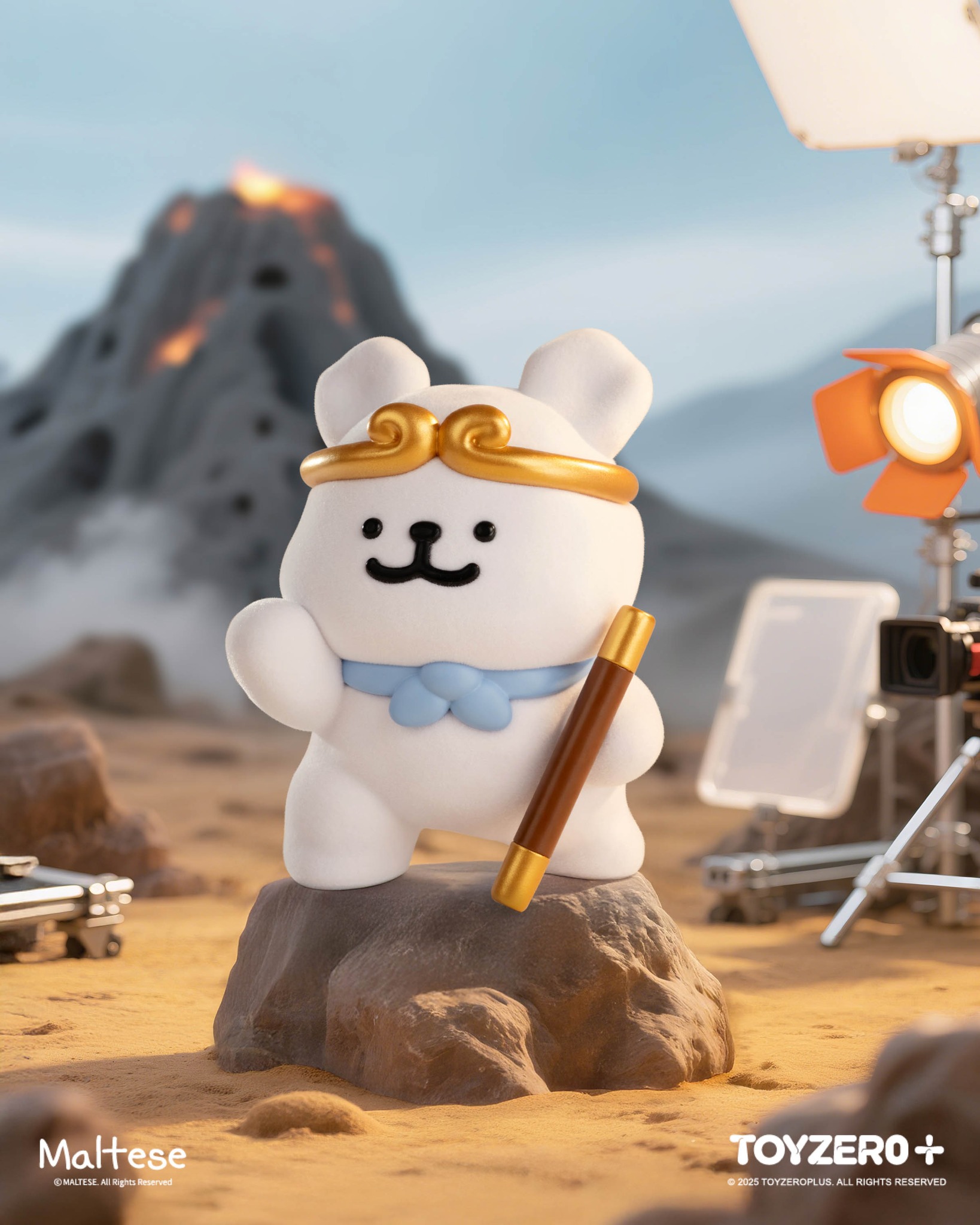 TOY0+ Maltese 線條小狗 - 人生劇場系列盲盒 - 隨機單抽 - TOYZEROPLUS X Maltese Life is Like a Drama blind box series - assortment