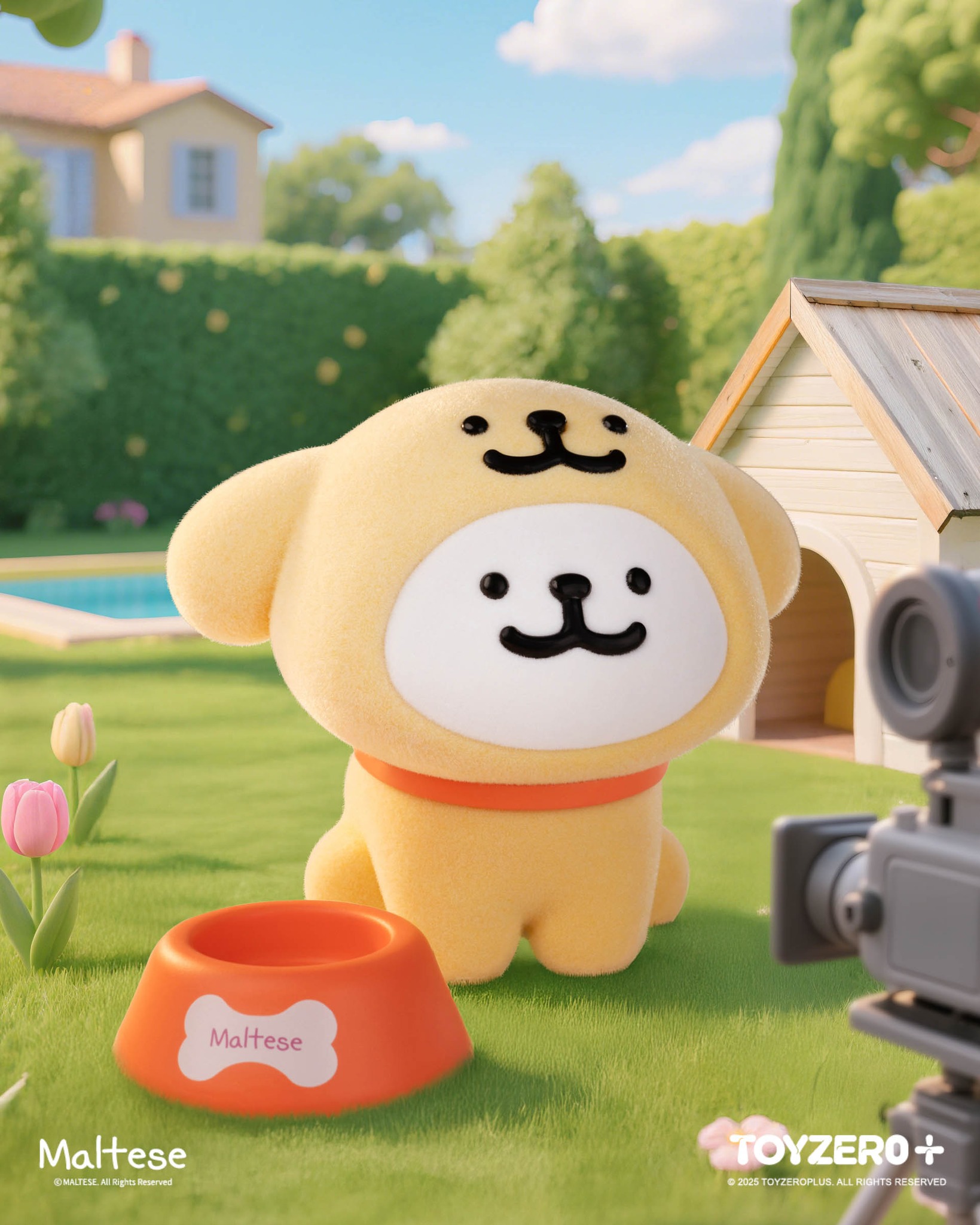 TOY0+ Maltese 線條小狗 - 人生劇場系列盲盒 - 隨機單抽 - TOYZEROPLUS X Maltese Life is Like a Drama blind box series - assortment