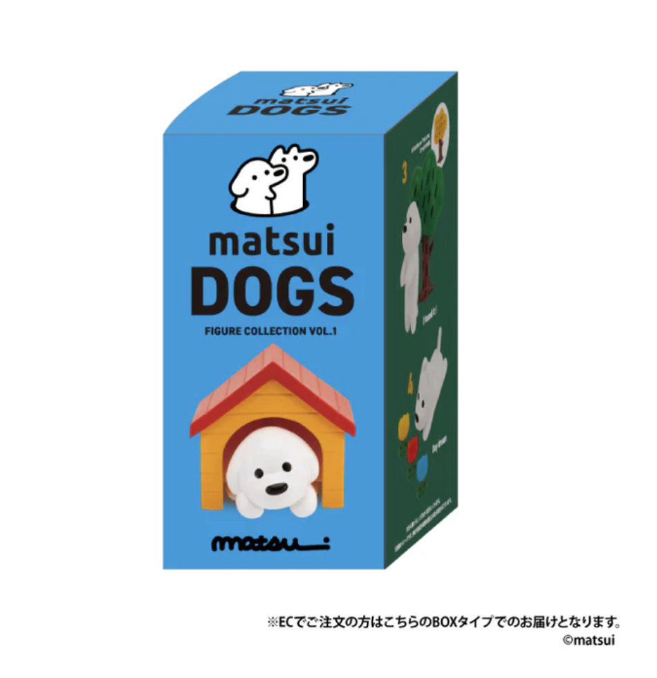 Matsui Dogs 迷你收藏盒玩 第一彈 - 隨機單抽 - Kenelephant Matsui Dogs Figure Collection Vol.1 - assortment