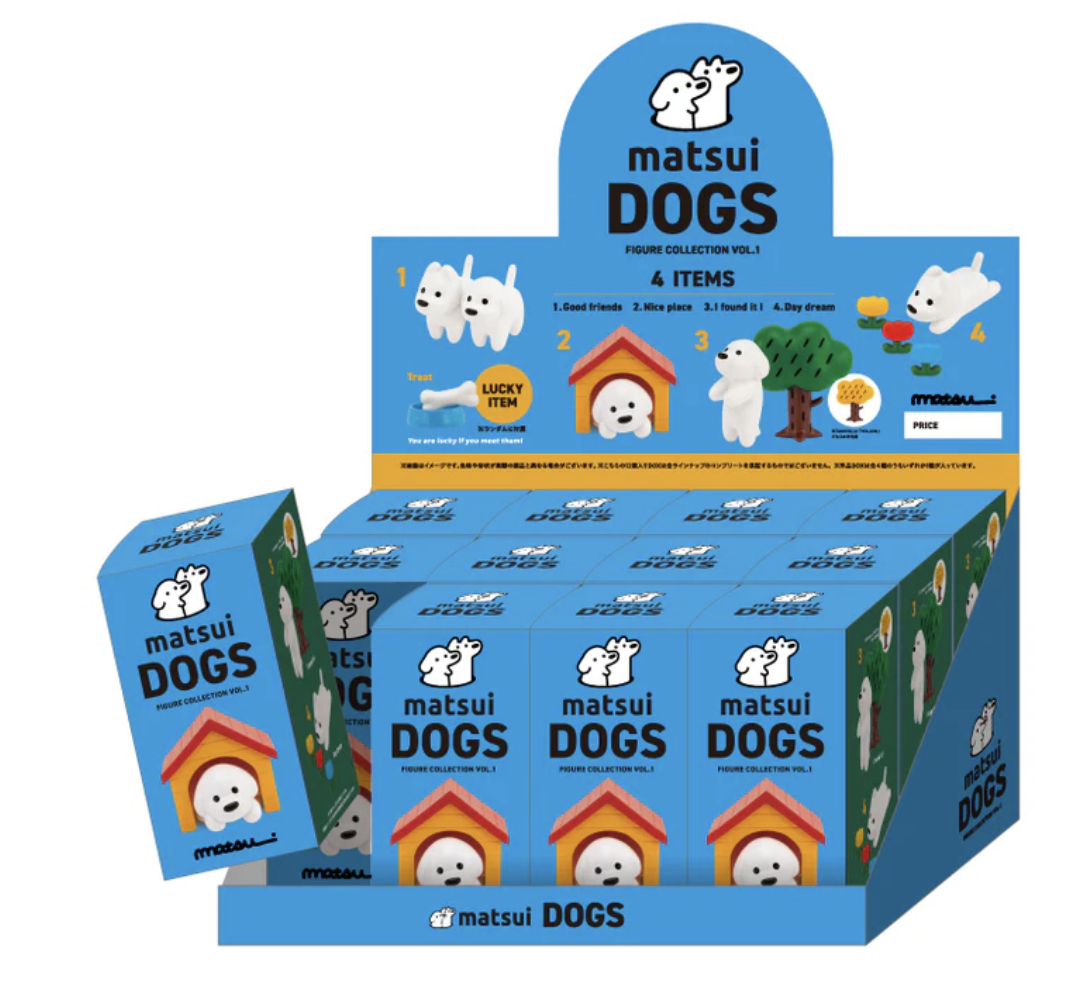 Matsui Dogs 迷你收藏盒玩 第一彈 - 隨機單抽 - Kenelephant Matsui Dogs Figure Collection Vol.1 - assortment