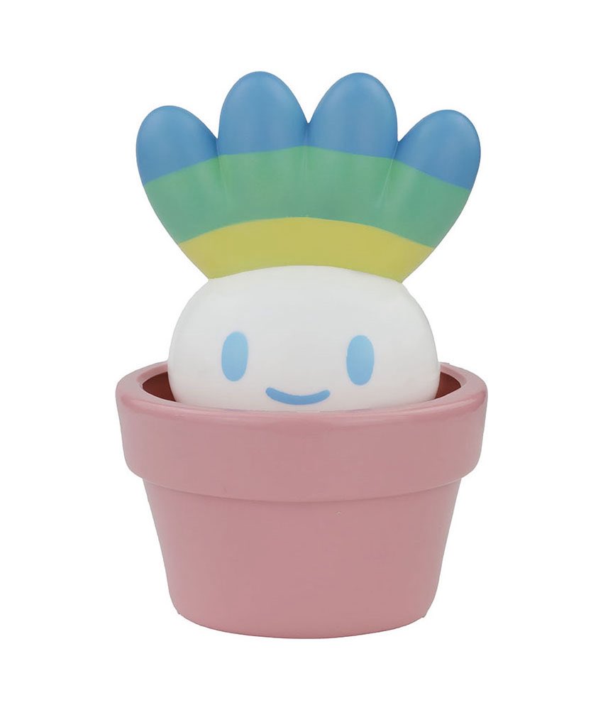 Saki Takita 軟膠玩偶 - 白菜君 粉彩色 - Fewmany Saki Takita Sofubi (Soft Vinyl Figure) - Hakusai-Kun Pastel with Peach Pot