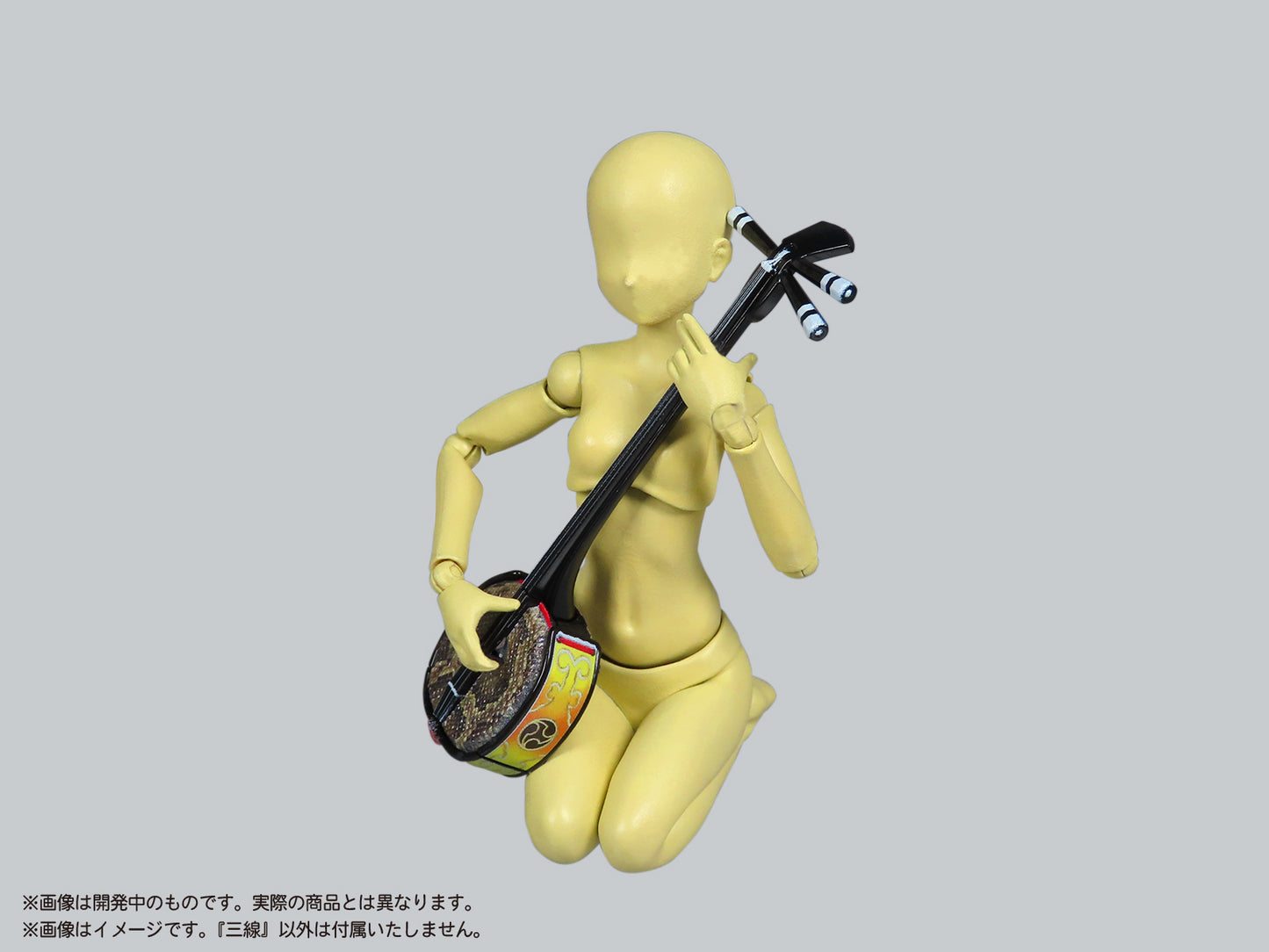 PRIPURA 全彩印刷組裝模型套件 - 三線琴 - DIG PURIPURA Full colored model kit - Sanshin