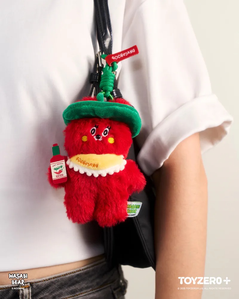 TOY0+ Wasabi Bear 調味料系列絨毛掛件盒玩 - 隨機單抽 - TOYZEROPLUS X Wasabi Bear - Flavor Series - Plush KeyChain - assortment