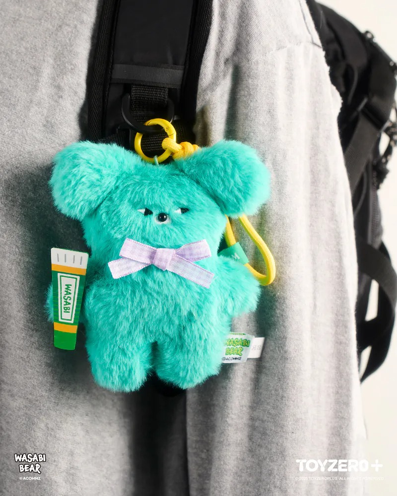 TOY0+ Wasabi Bear 調味料系列絨毛掛件盒玩 - 隨機單抽 - TOYZEROPLUS X Wasabi Bear - Flavor Series - Plush KeyChain - assortment