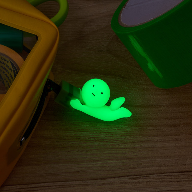 發光小精靈 拉鍊扣 第二彈 - 冥想精靈 / 冒失精靈 - Smiski Zipper Bite series 2 - Kolobski / Hussky