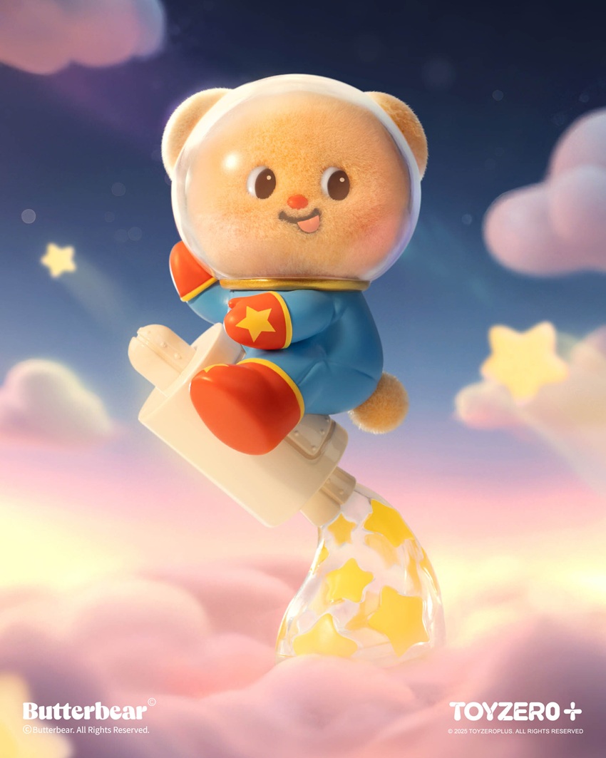 TOY0+ 黃油小熊 - 小小心願系列 盒玩 - 隨機單抽 - TOYZEROPLUS X Butterbear - Wishes - assortment
