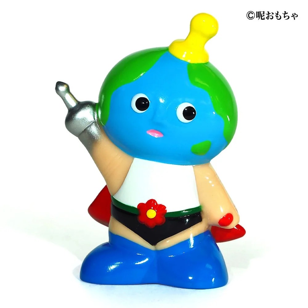 地球超人 軟膠人偶 - 原色Q版 - Leeeeee Toy - Super Earthly Original - Cute