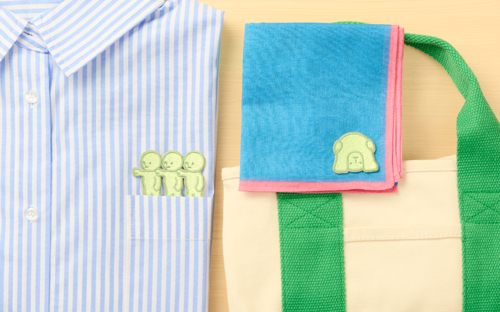 發光小精靈 刺繡燙布貼 第二彈 - 偷看精靈 / 推推精靈 / 迷你精靈 - Smiski Embroidery Sticker Vol. 2 - SMISKI Peeking / SMISKI Pushing / SMISKI Little