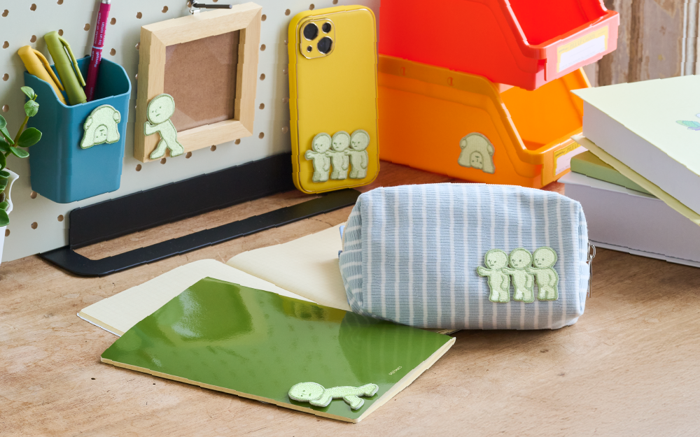 發光小精靈 刺繡燙布貼 第二彈 - 偷看精靈 / 推推精靈 / 迷你精靈 - Smiski Embroidery Sticker Vol. 2 - SMISKI Peeking / SMISKI Pushing / SMISKI Little