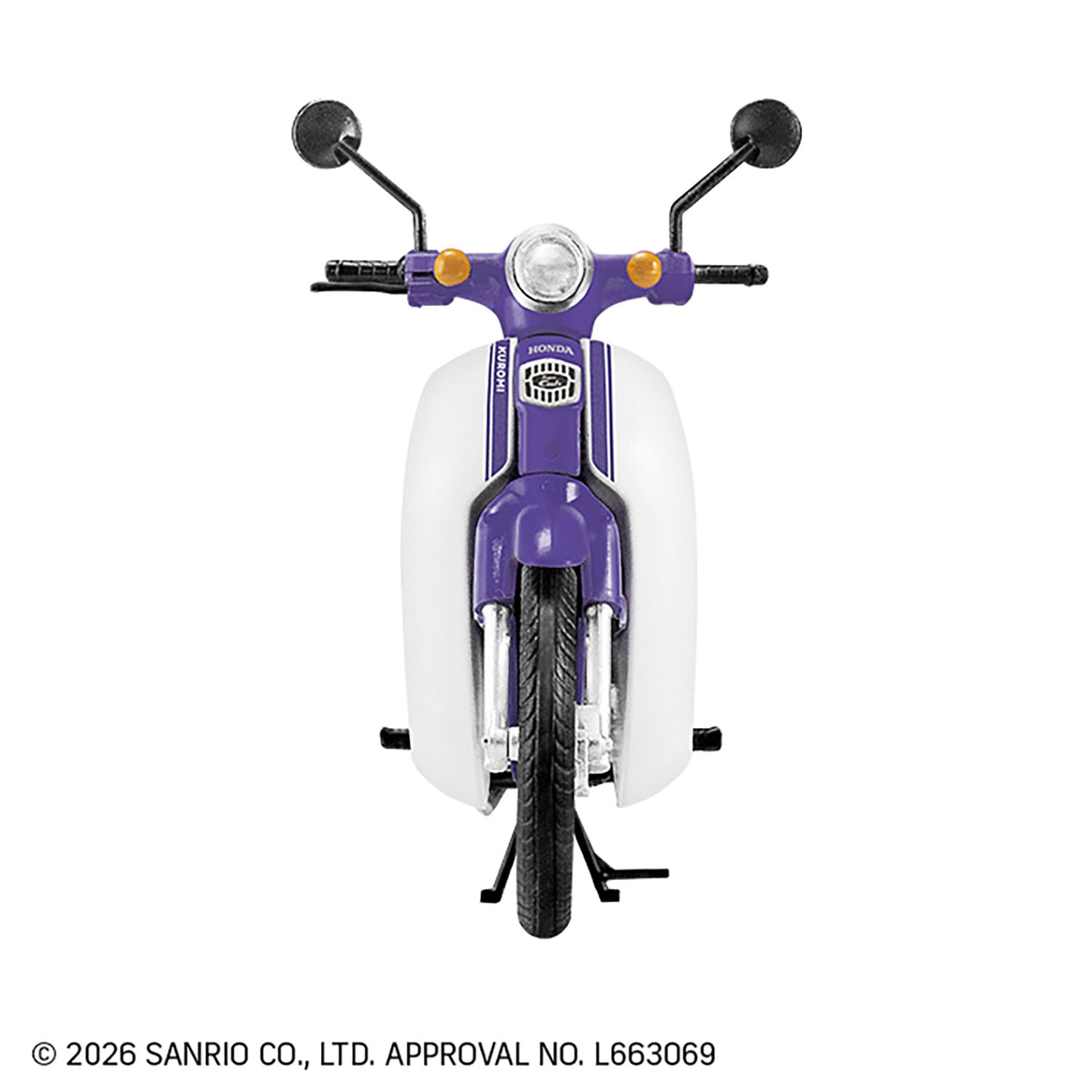 本田Super Cub 三麗鷗角色 1/24比例模型盒玩系列 - 中盒內含10抽 - Honda Super Cub Sanrio Characters 1/24 scale  model kit series - display case of 10pcs