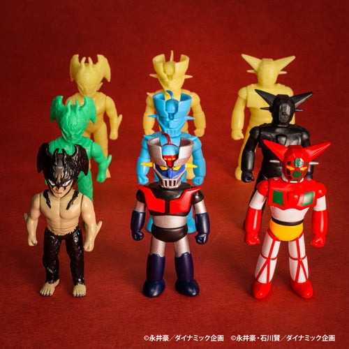 永井豪 迷你收藏吊飾盒玩 - 隨機單抽 - Kenelephant Go Nagai Soft Vinyl Ball Chain Mascot - assortment