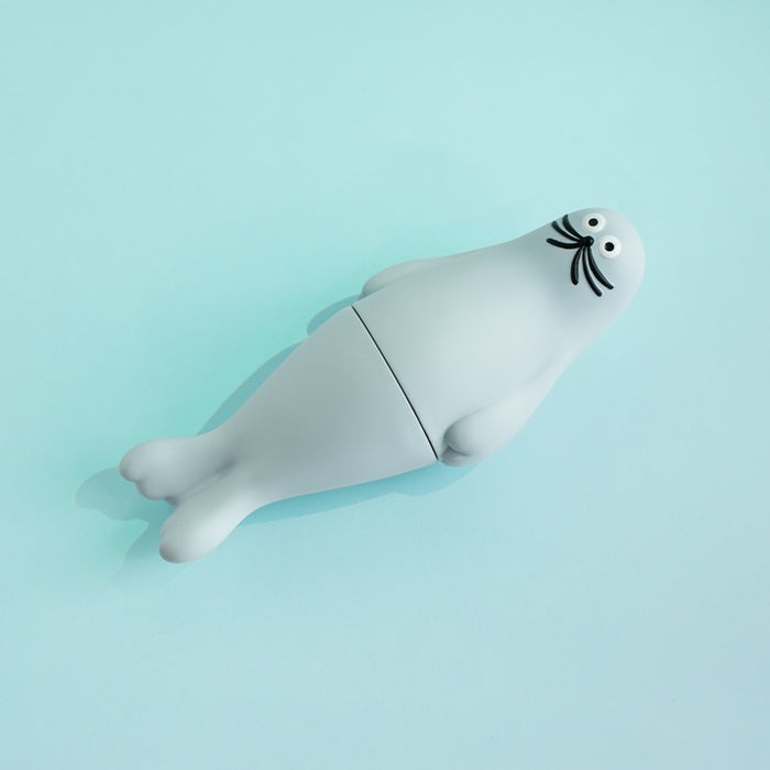 umao 海豹 軟膠玩偶 - 灰色款 - Kenelephant azarashi by umao soft vinyl doll - Gray