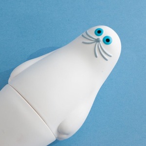 umao 海豹 軟膠玩偶 - 白色款 - Kenelephant azarashi by umao soft vinyl doll - White