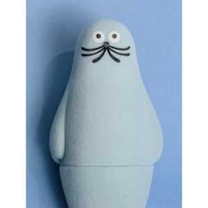 umao 海豹 軟膠玩偶 - 灰色植絨款 - Kenelephant azarashi by umao soft vinyl doll Flocky ver. - Gray