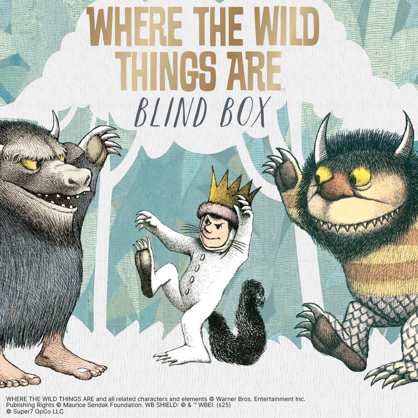 野獸冒險樂園 3.75吋復古人偶 盒玩系列 - 隨機單抽 - ReAction 3.75" Figure Where The Wild Things Are Blind Box series 1 - Assortment