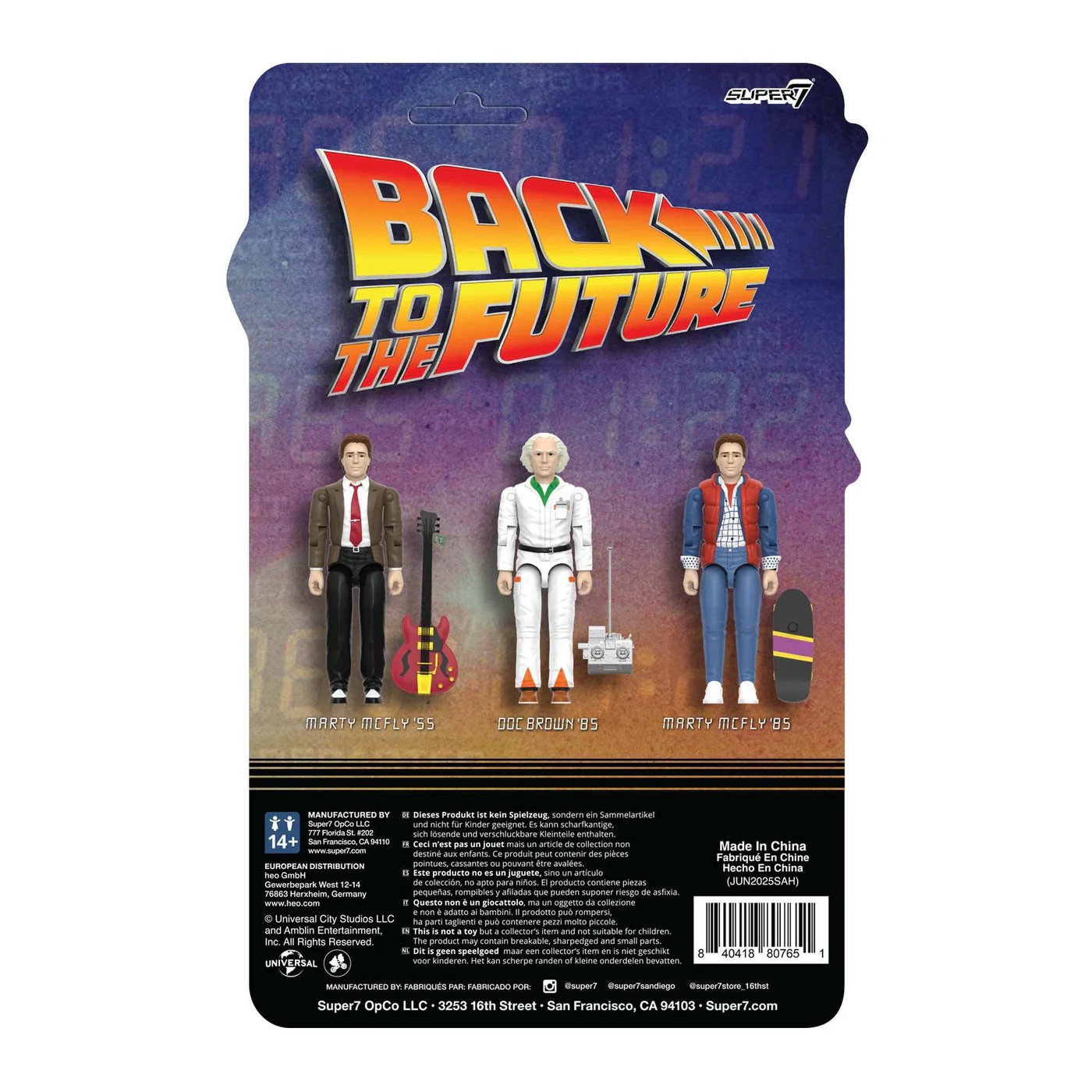 回到未來 3.75吋復古人偶 第一波 - 1985年馬蒂 - ReAction+ 3.75" Figure seires - Back to the Future Wave 1 - Marty McFly '85