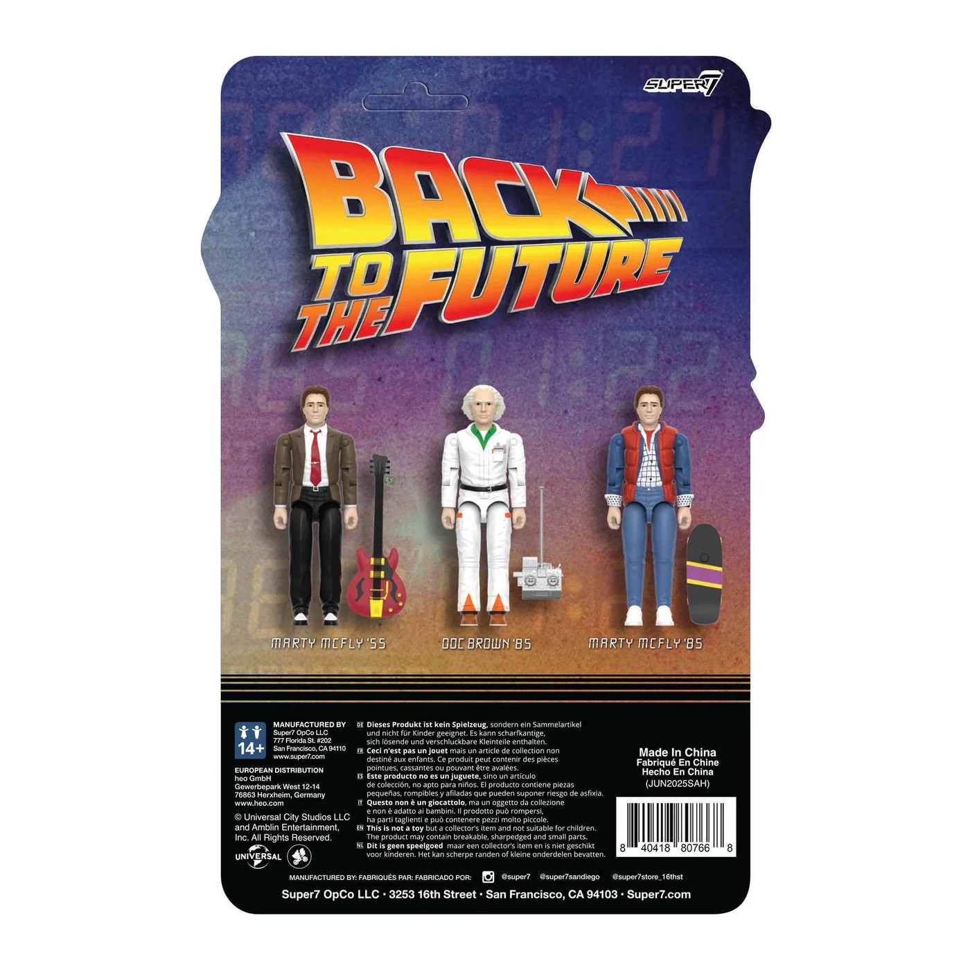 回到未來 3.75吋復古人偶 第一波 - 1985年布朗博士 - ReAction+ 3.75" Figure seires - Back to the Future Wave 1 - Doc Brown '85