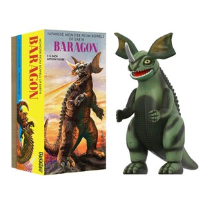 東寶哥吉拉 3.75吋復古人偶 復古鐵皮 第一彈 - 巴拉剛 - ReAction 3.75" Figure TOHO Godzilla (Retro Tin) - Baragon (Marusan Tin)