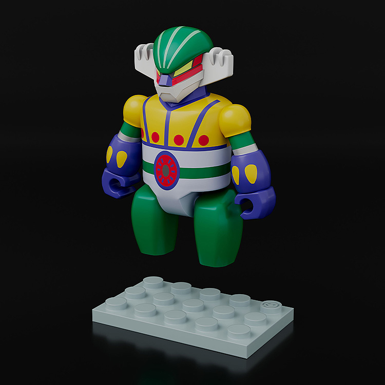 Brickroid 鋼鐵吉克: 磁力飛馬套組 - Brickroid Steel Jeeg: Pantheroid Set