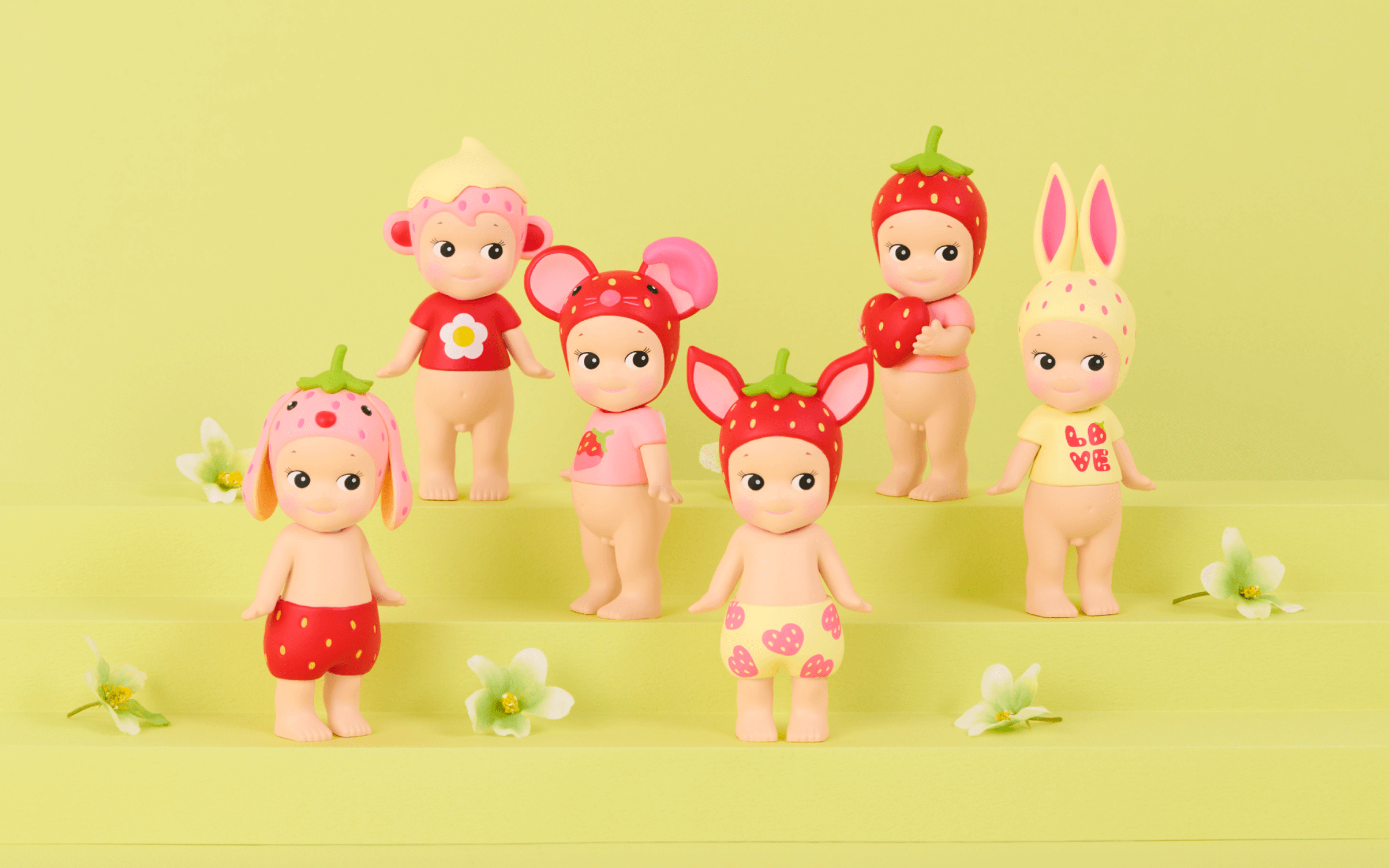 Sonny Angel 草莓甜心系列盒玩 - 隨機單抽 - Sonny Angel mini figure Strawberry Love series - assortment