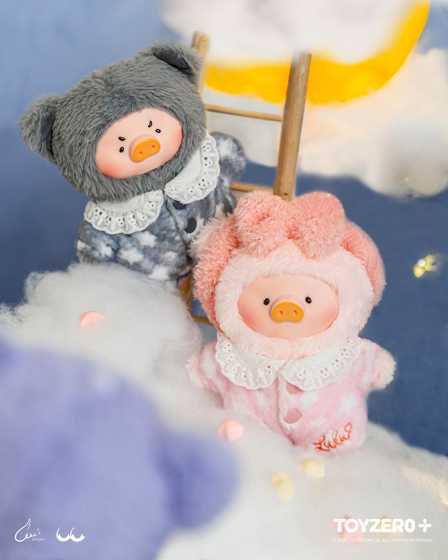 TOY0+ 罐頭豬 LuLu 夢裡什麼都有系列絨毛掛件盒玩 - 隨機單抽 - TOYZEROPLUS X Cici's Story - LuLu the Piggy Dreamimg Wonderland - Plush KeyChain - assortment