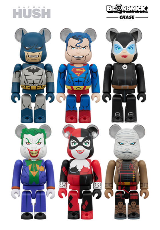 小熊盒玩 蝙蝠俠：緘默系列 - 隨機單抽  - 100% Bearbrick Batman: Hush series - assortment