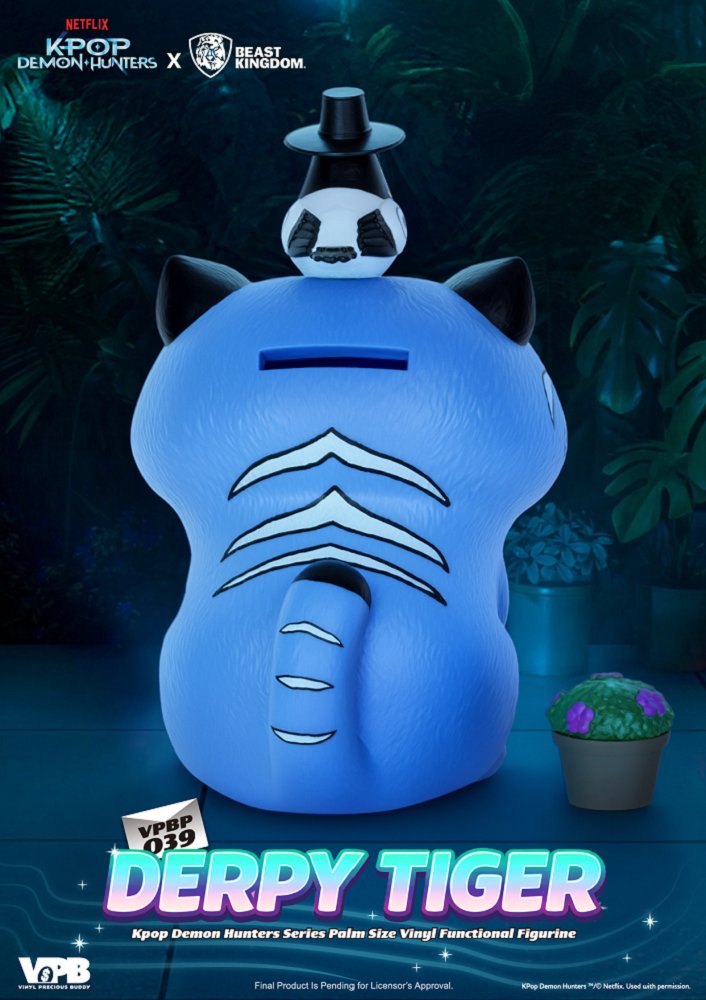掌心儲金公仔系列039 Kpop 獵魔女團  - Derpy 小虎 (野獸國商品)  - VPBP-039 KPop Demon Hunters - Derpy Tiger 