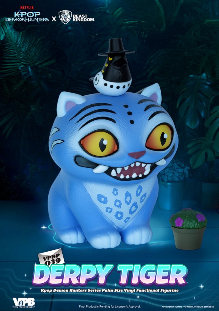 掌心儲金公仔系列039 Kpop 獵魔女團  - Derpy 小虎 (野獸國商品)  - VPBP-039 KPop Demon Hunters - Derpy Tiger 