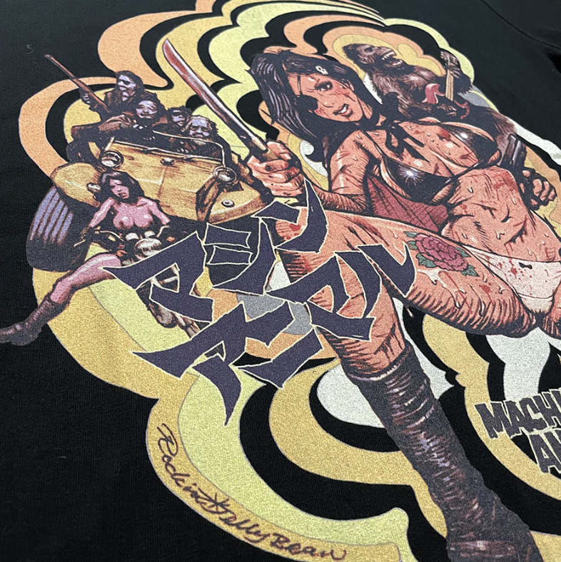 RJB 短袖T恤 - Machine Animal - 黑 / 白 - Rockin' Jelly Bean - Machine Animal T-shirt - Black / White