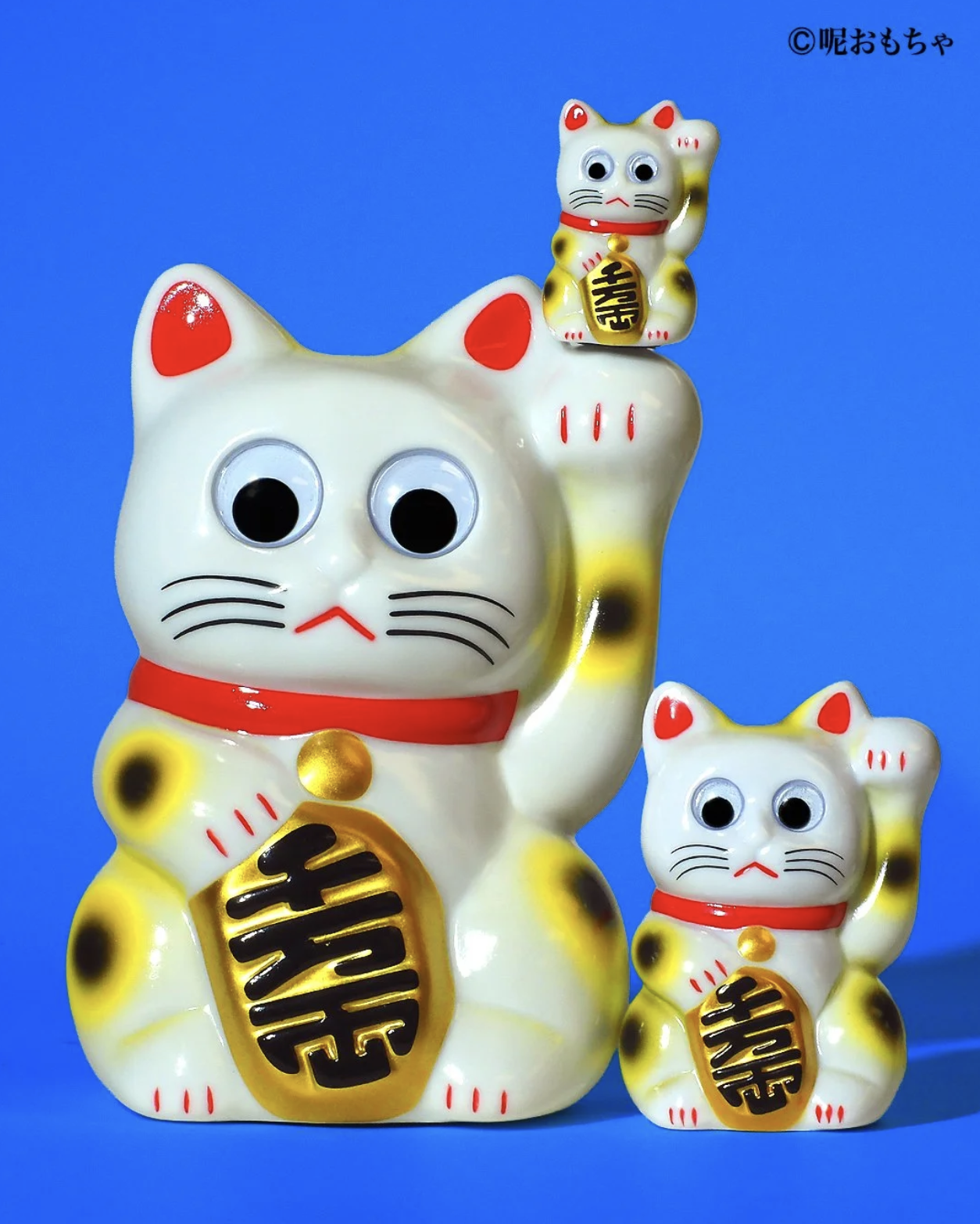 永遠的名作 白招財貓 M - Leeeeee Toy Classic Mascot - Lucky Cat M