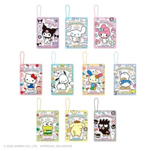 三麗鷗 角色透卡吊飾 - 隨機單抽 - Sanrio clearcard keychain - assortment