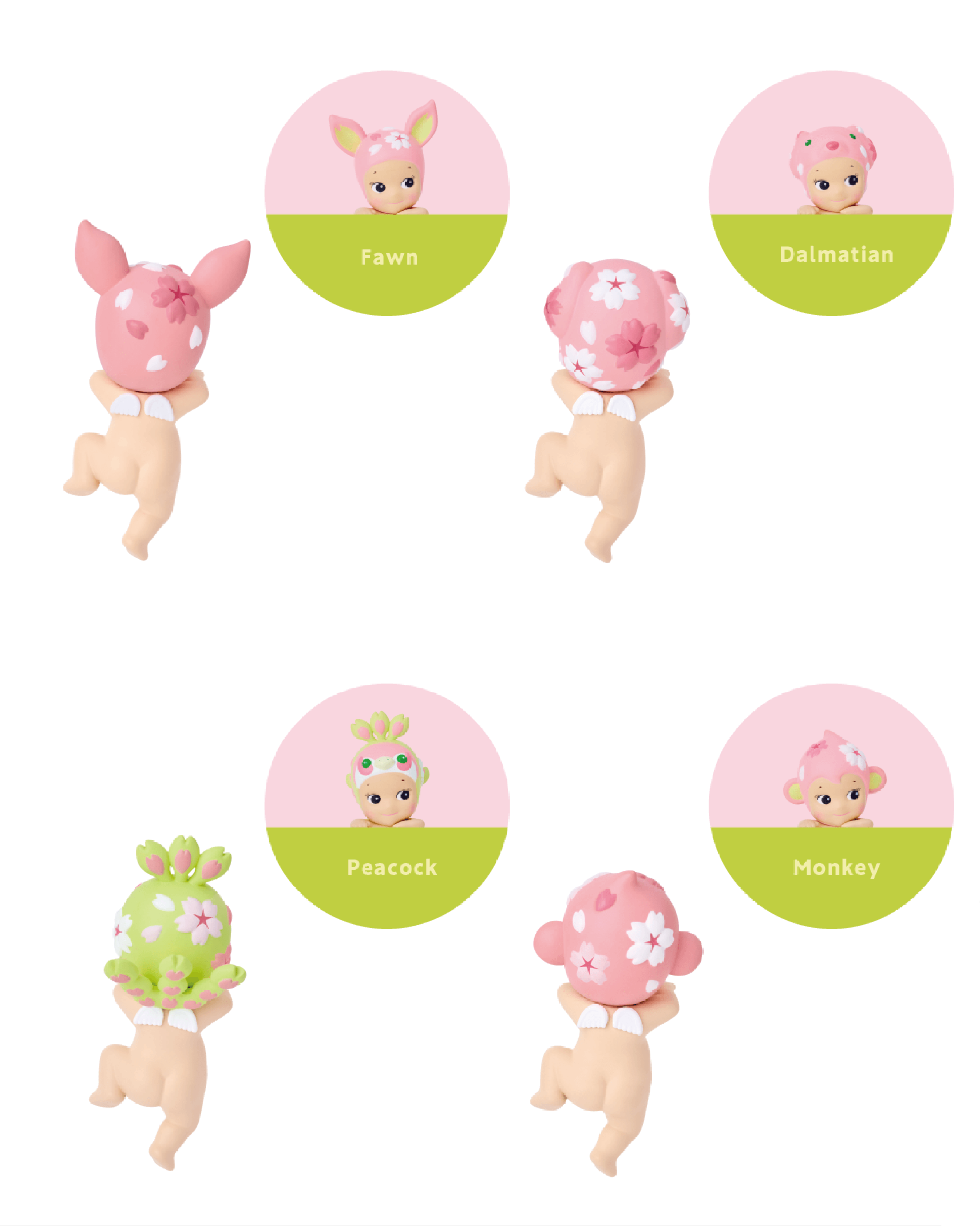 Sonny Angel Hippers 櫻花綻放系列盒玩 - 隨機單抽 - Sonny Angel mini figure Hippers Cherry Blossom series - assortment