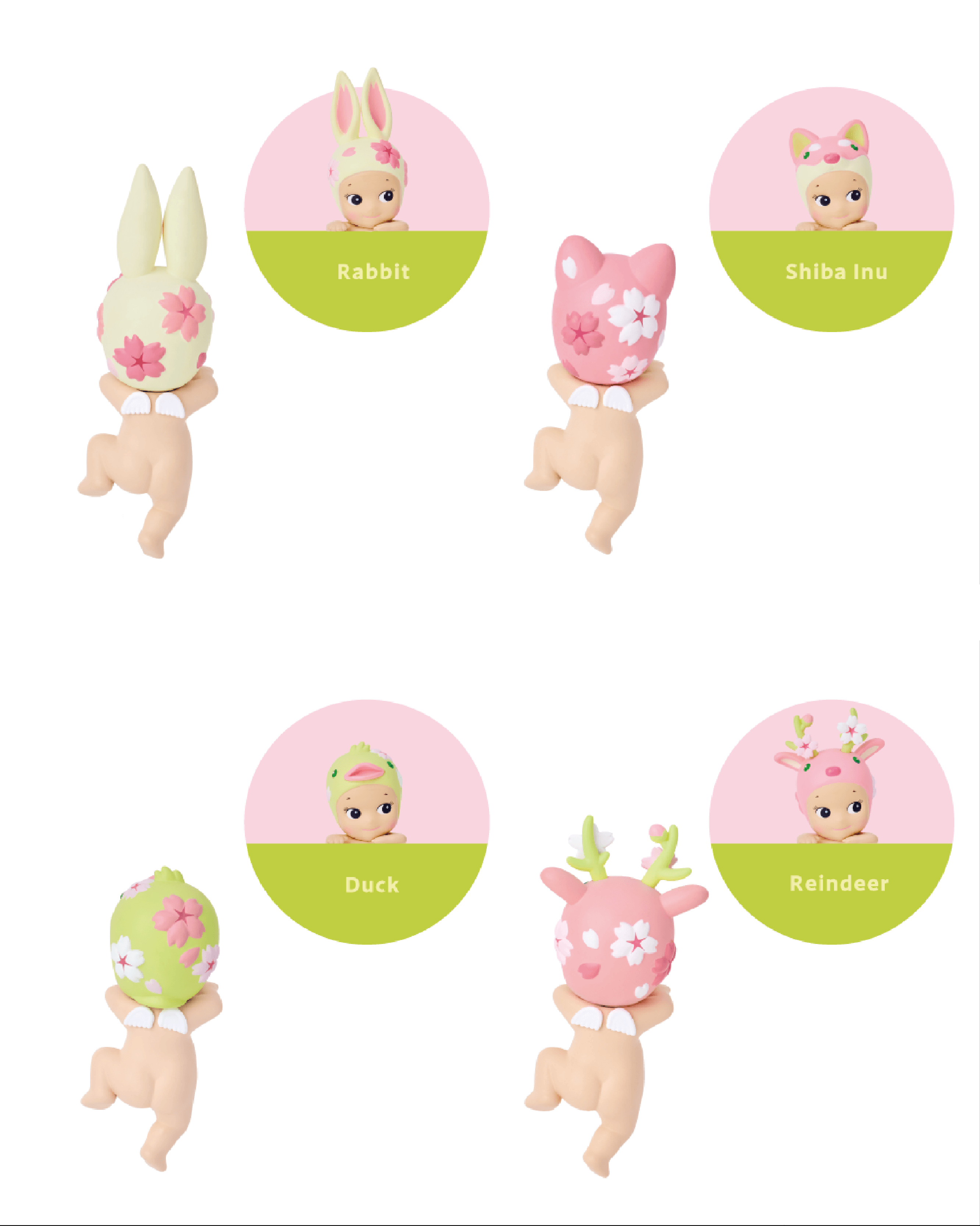 Sonny Angel Hippers 櫻花綻放系列盒玩 - 隨機單抽 - Sonny Angel mini figure Hippers Cherry Blossom series - assortment