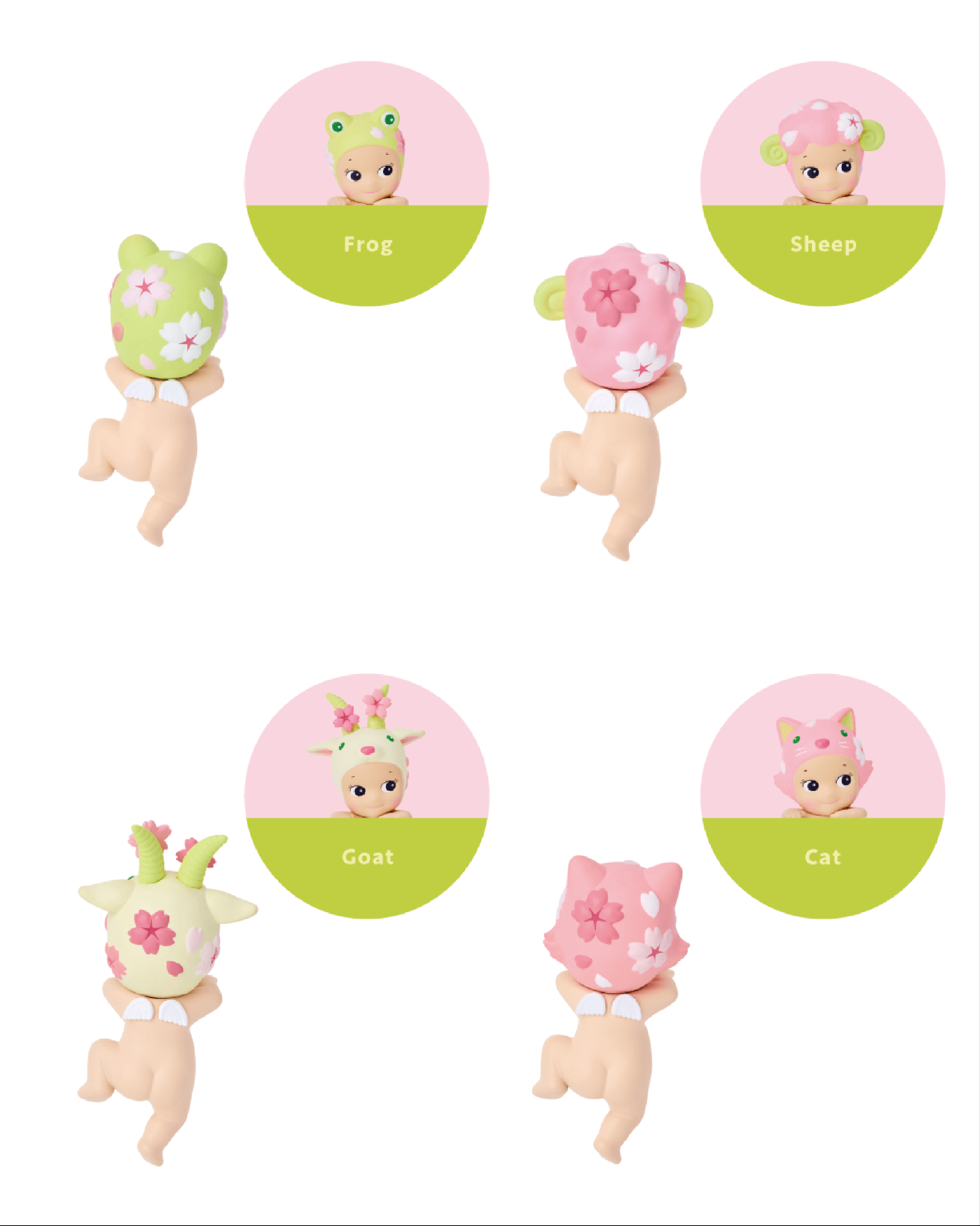 Sonny Angel Hippers 櫻花綻放系列盒玩 - 隨機單抽 - Sonny Angel mini figure Hippers Cherry Blossom series - assortment