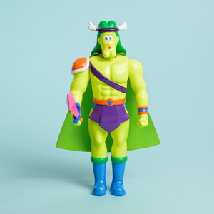 山崎若菜 軟膠玩偶 - 戰士 霓虹綠 - Kenelephant Wakana Yamazaki Sofvi - Warrior Neon Lime