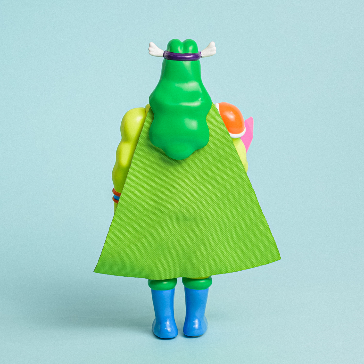 山崎若菜 軟膠玩偶 - 戰士 霓虹綠 - Kenelephant Wakana Yamazaki Sofvi - Warrior Neon Lime