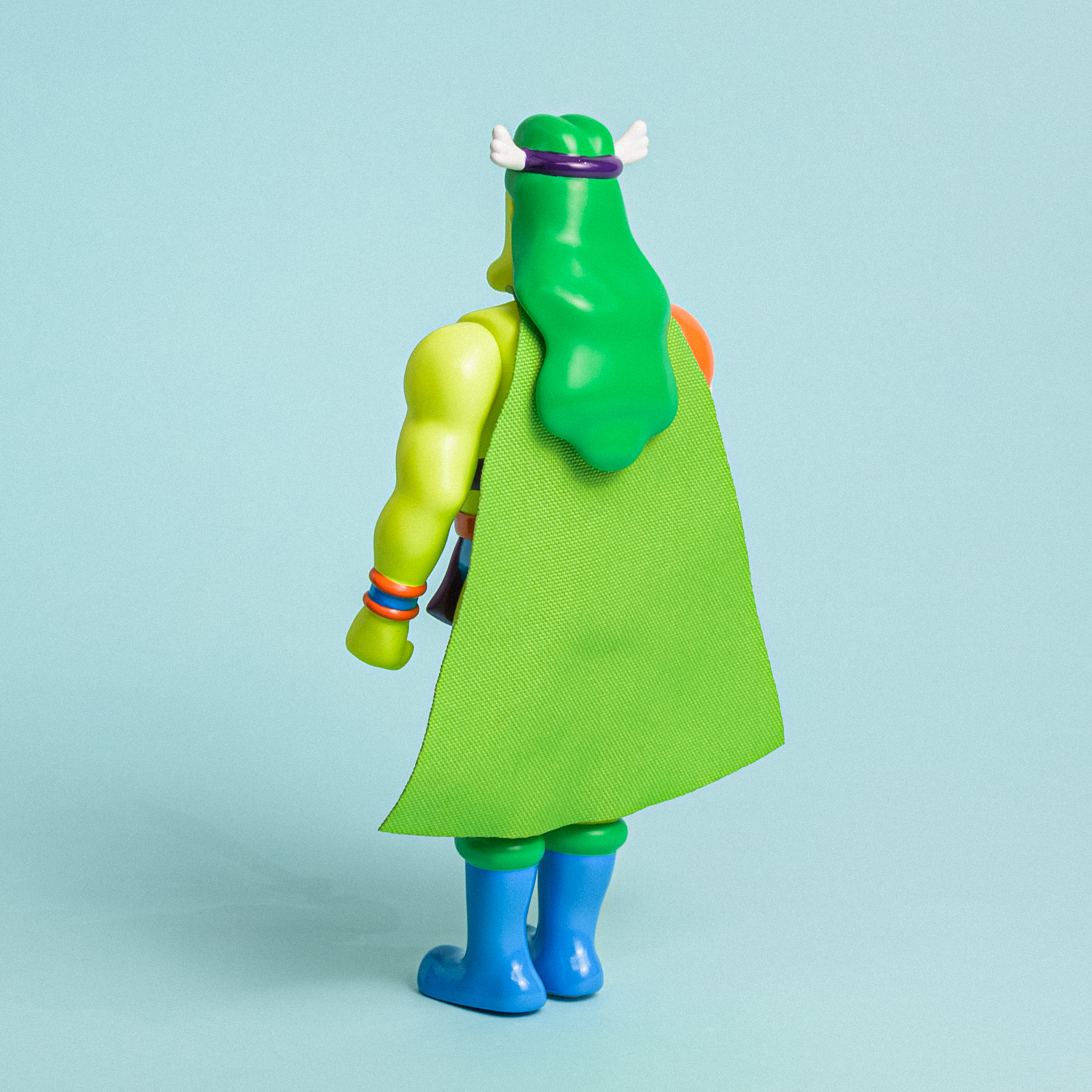 山崎若菜 軟膠玩偶 - 戰士 霓虹綠 - Kenelephant Wakana Yamazaki Sofvi - Warrior Neon Lime