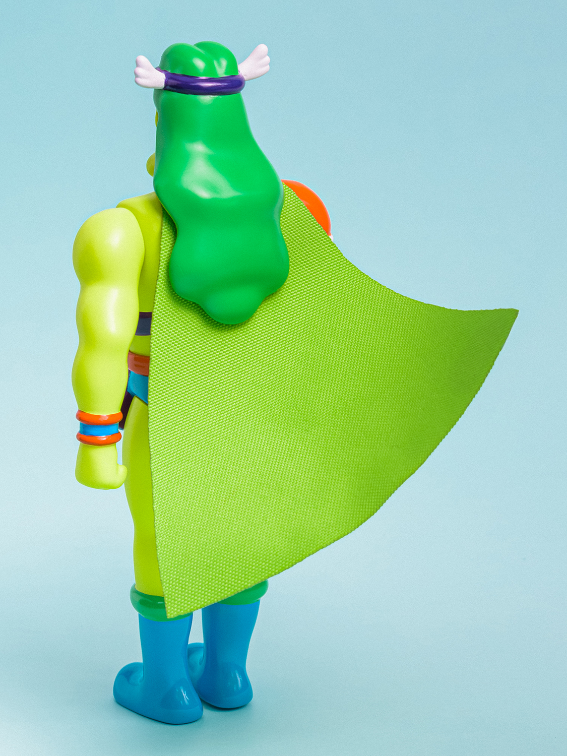 山崎若菜 軟膠玩偶 - 戰士 霓虹綠 - Kenelephant Wakana Yamazaki Sofvi - Warrior Neon Lime