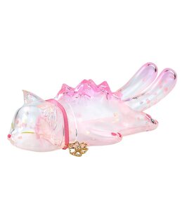小夏屋 軟膠玩偶 - 睡眠貓吉拉 落櫻 - Fewmany Konatsuya Sofubi (Soft Vinyl Figure) - Sleeping Negora Falling Sakura