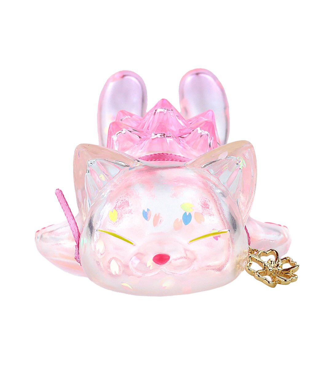 小夏屋 軟膠玩偶 - 睡眠貓吉拉 落櫻 - Fewmany Konatsuya Sofubi (Soft Vinyl Figure) - Sleeping Negora Falling Sakura