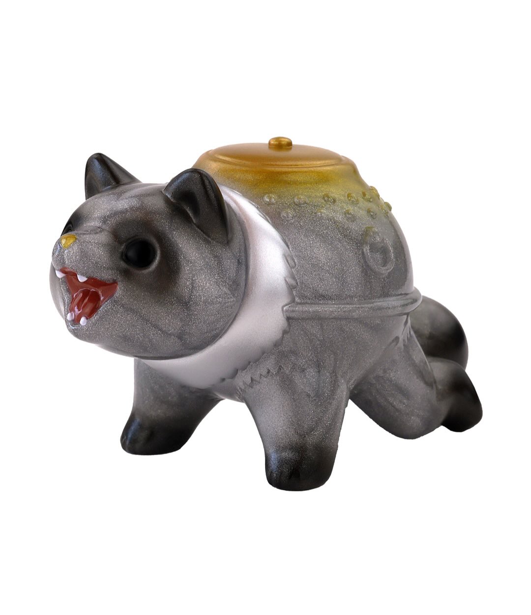 小夏屋 軟膠玩偶 - 茶釜怪獸狸嘎拉 銀鼠 - Fewmany Konatsuya Sofubi (Soft Vinyl Figure) - Chagara Silver Rat