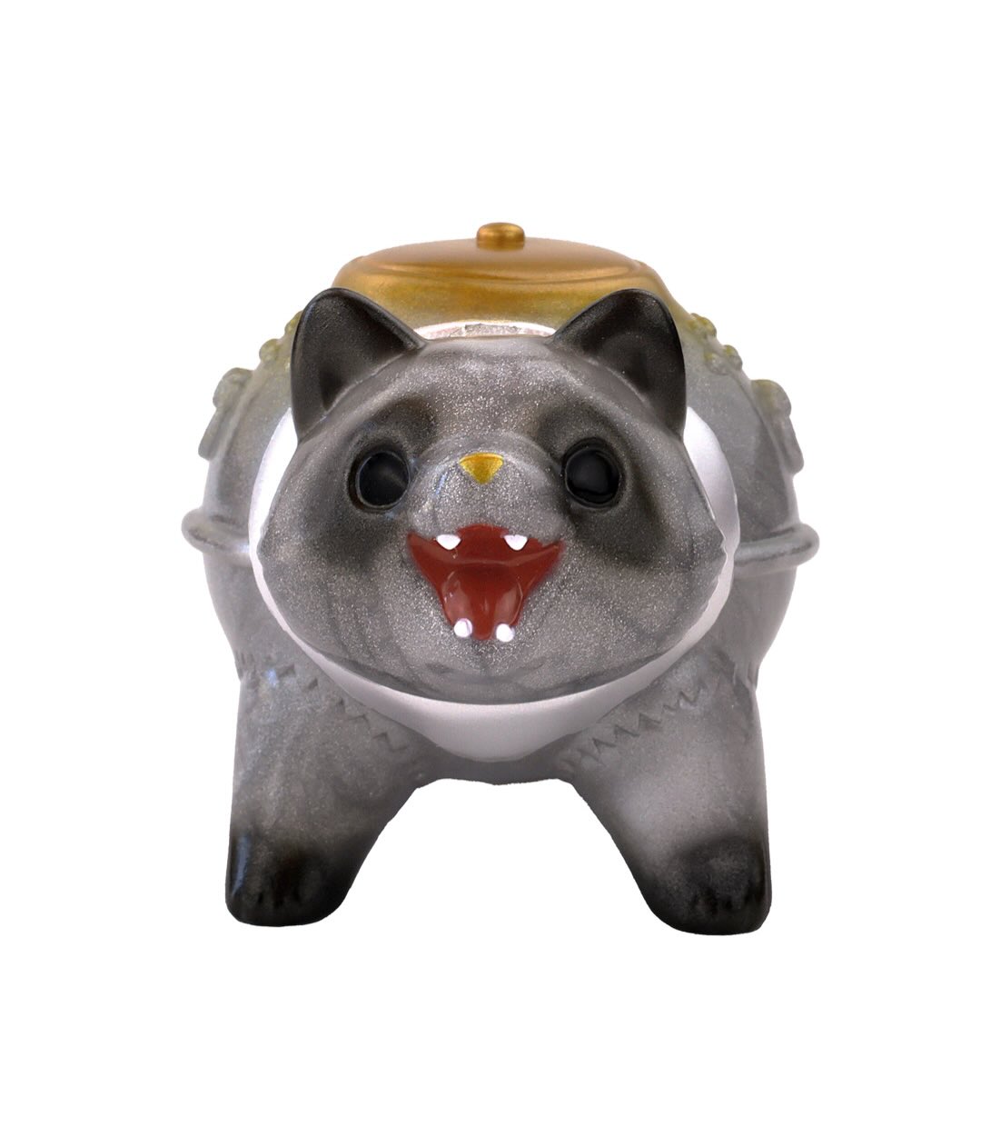 小夏屋 軟膠玩偶 - 茶釜怪獸狸嘎拉 銀鼠 - Fewmany Konatsuya Sofubi (Soft Vinyl Figure) - Chagara Silver Rat