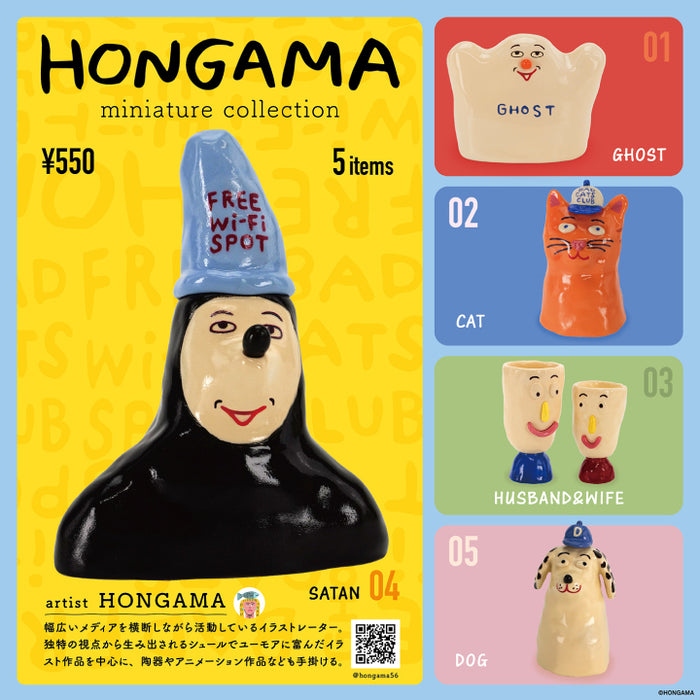 HONGAMA 迷你玩偶盒玩系列 - 隨機單抽 - Kenelephant HONGAMA miniature collection