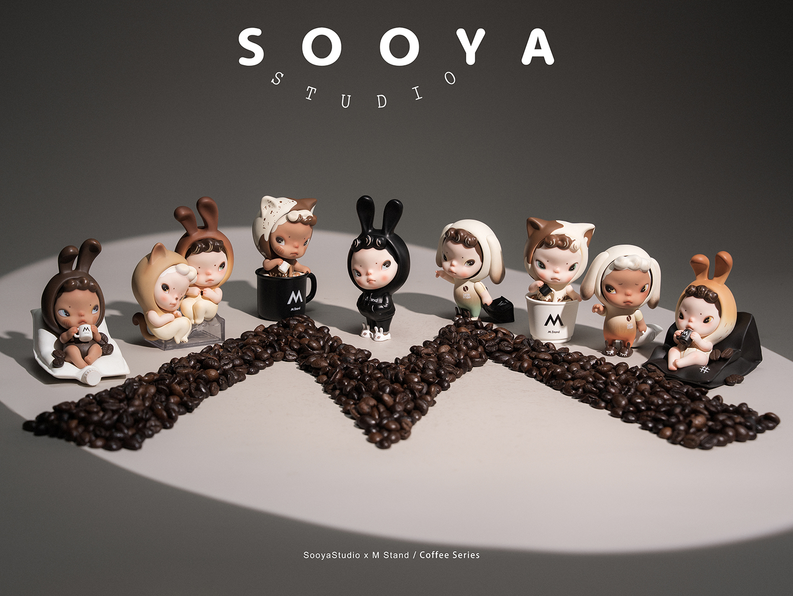 Sooya Studio X M Stand 咖啡盒玩 - 隨機單抽 - Sooya Studio X M Stand blind box series - assortment