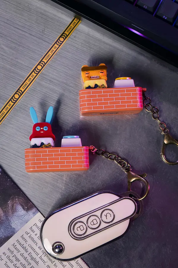 放克牙寶 實驗室逃出計劃系列 機械鍵帽盒玩 - 隨機單抽 - Fuggler Experiment Escape Plane Key-cap blind box - assortment