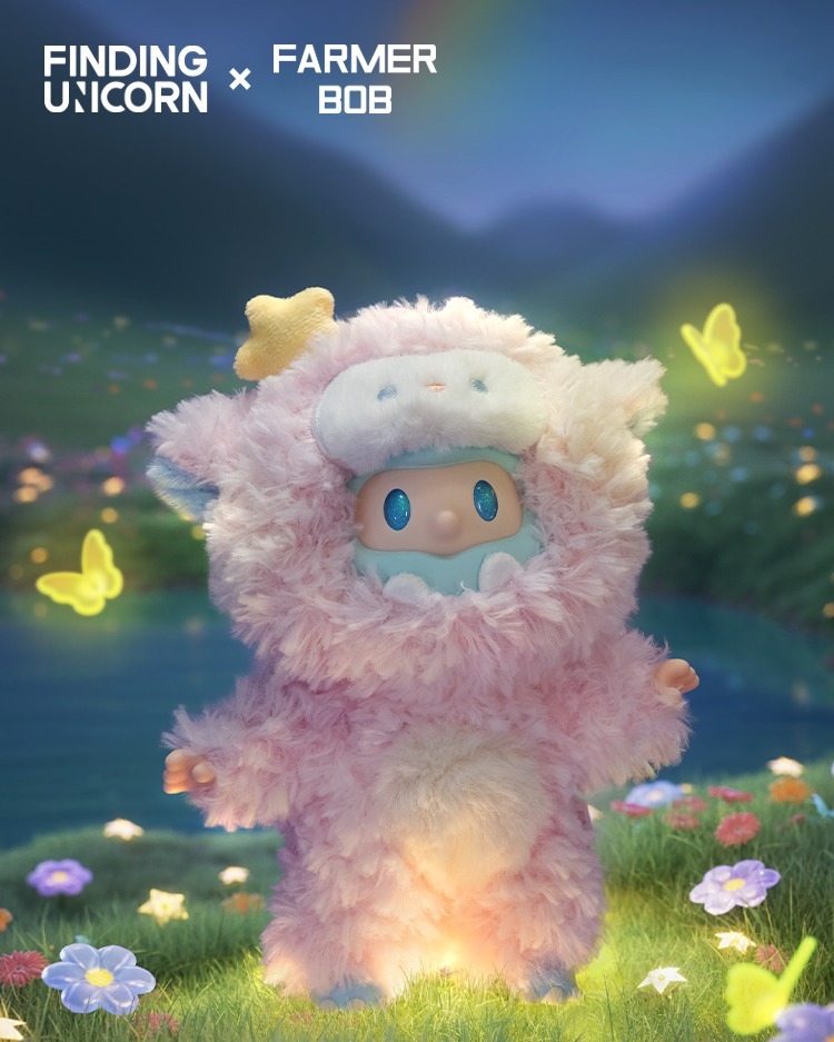 Farmer Bob 怪奇夜遊團 搪膠絨毛盒玩 - 隨機單抽 - Farmer Bob Monster Ani-Night blind box series- assortment
