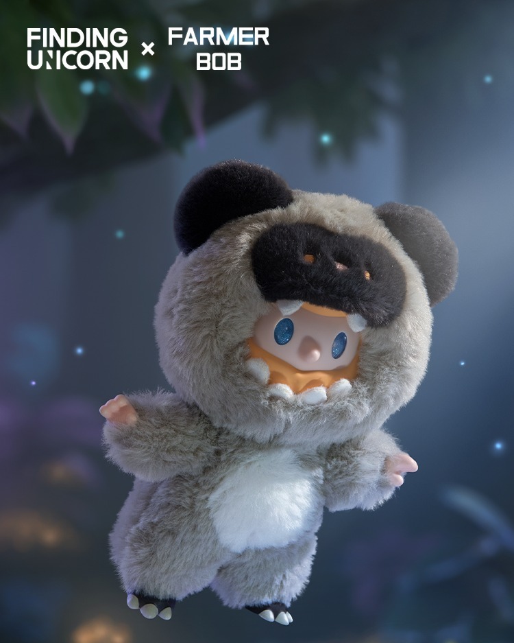 Farmer Bob 怪奇夜遊團 搪膠絨毛盒玩 - 隨機單抽 - Farmer Bob Monster Ani-Night blind box series- assortment