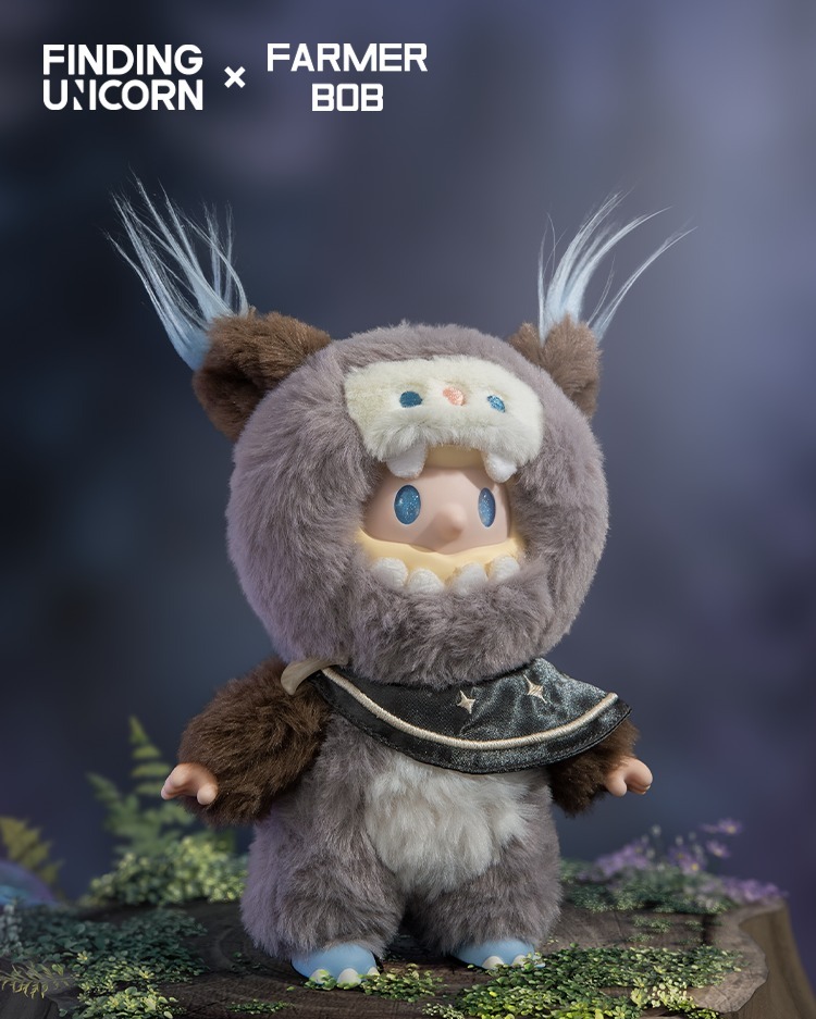 Farmer Bob 怪奇夜遊團 搪膠絨毛盒玩 - 隨機單抽 - Farmer Bob Monster Ani-Night blind box series- assortment